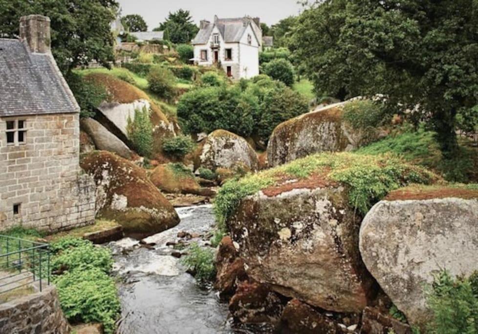 Vue Imprenable Sur Le Moulin Du Chaos ! Apartment Huelgoat Luaran gambar